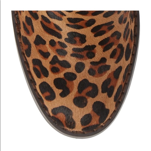 Leopard fringe concho booties with wedge heel - Picture 5 of 7